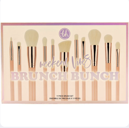 BH Cosmetics Weekend Vibes Brunch Bunch- 11 Pieces Brush Set